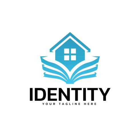 Initial Home Book Logo design cover image.