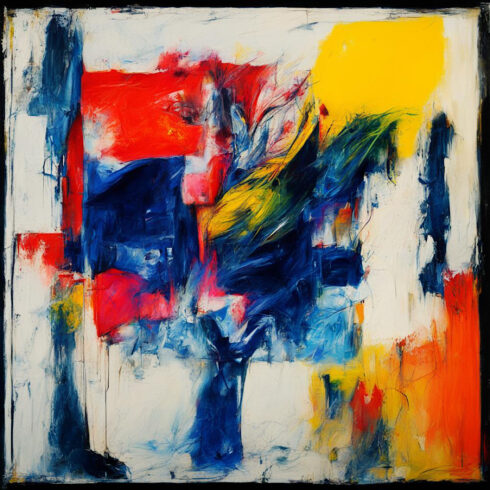 "Abstract painting» cover image.
