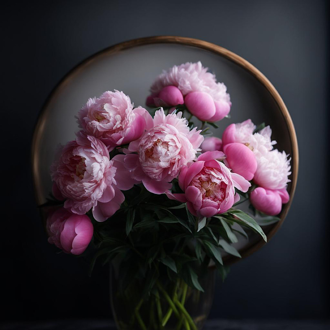 A bouquet of peonies preview image.
