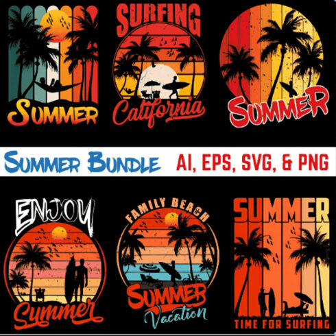 10 best summer t-shirt design cover image.