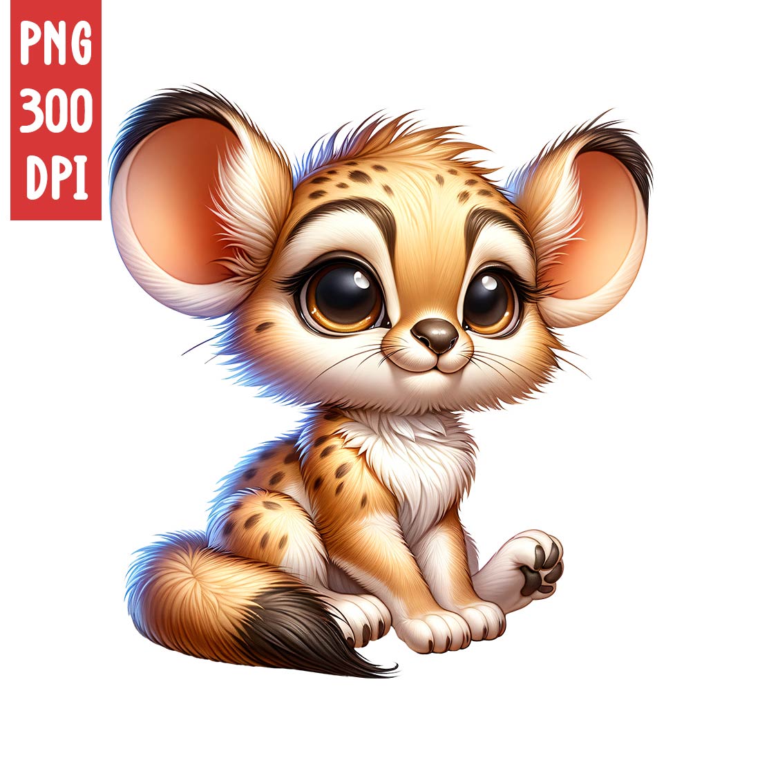 Cute Cat Rat Clipart | Animals Clipart | PNG preview image.