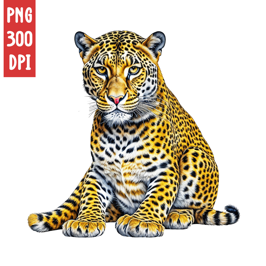 Cheeta Clipart | Animals Clipart | PNG preview image.