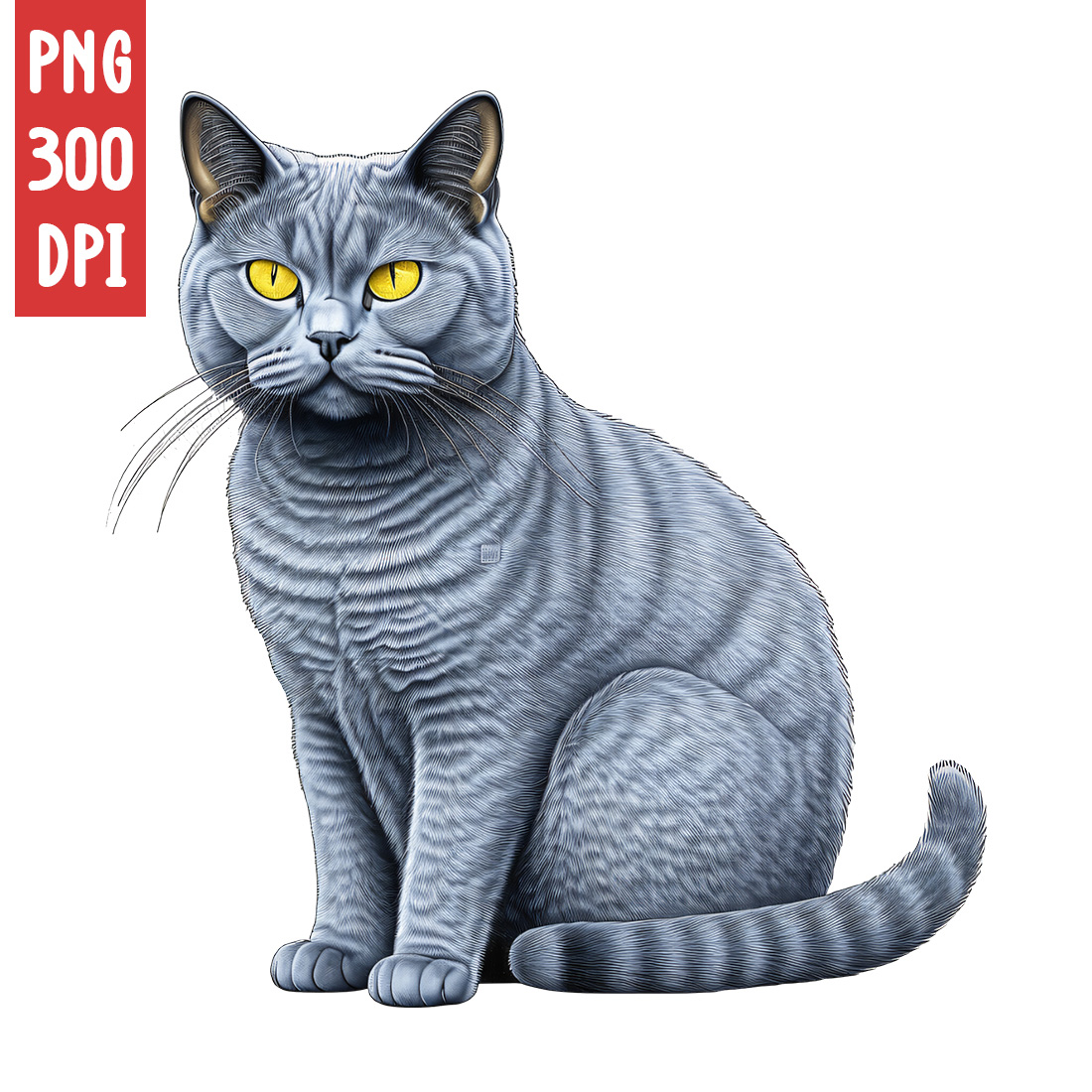 Cute Cat Clipart | Animals Clipart | PNG preview image.