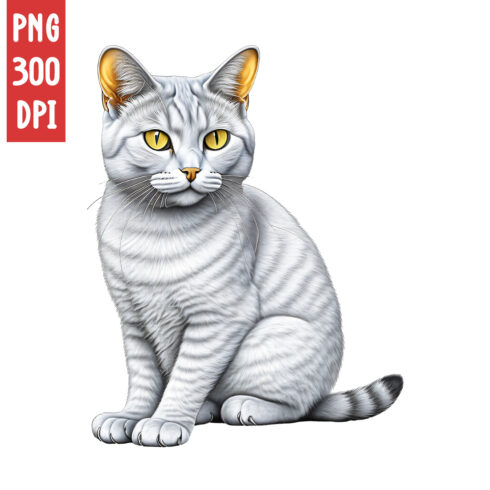 Cute Cat Clipart | Animals Clipart | PNG cover image.