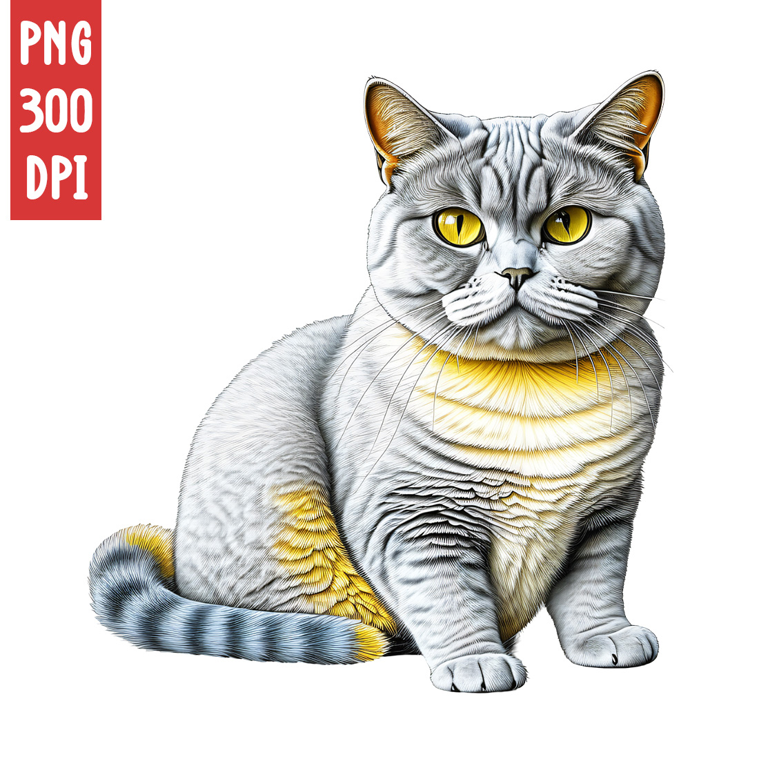 Cute Cat Clipart | Animals Clipart | PNG preview image.