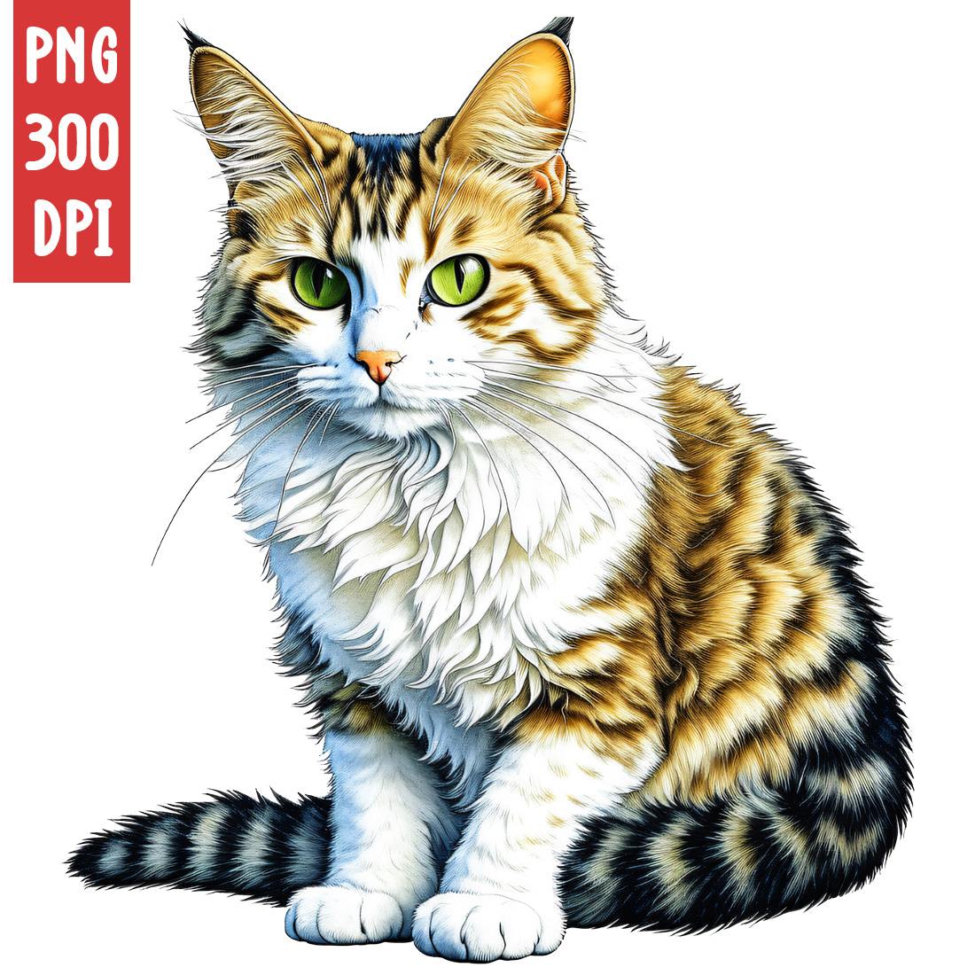 Cat Clipart | Animals Clipart | PNG preview image.