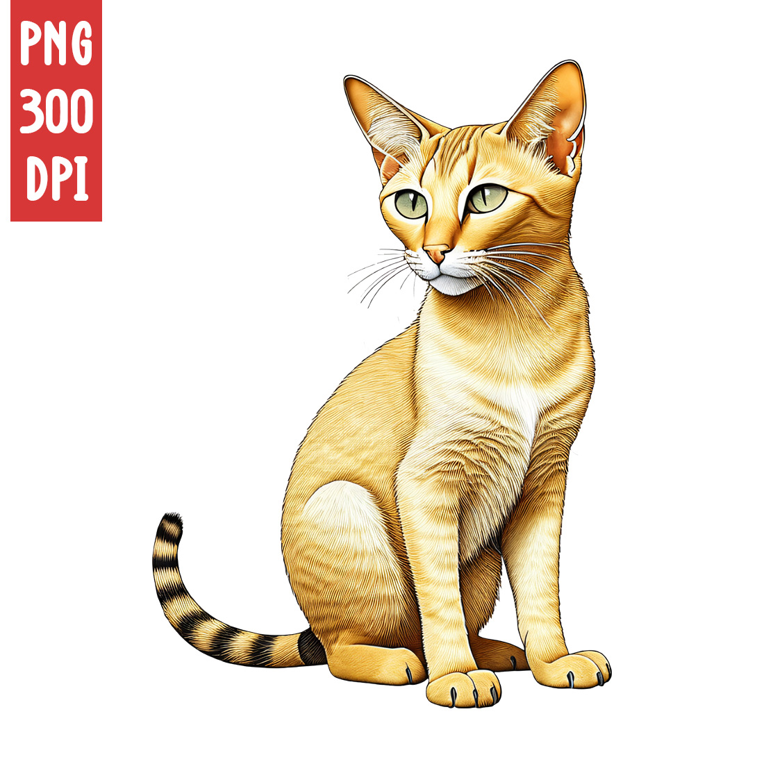 Cute Cat Clipart | Animals Clipart | PNG preview image.