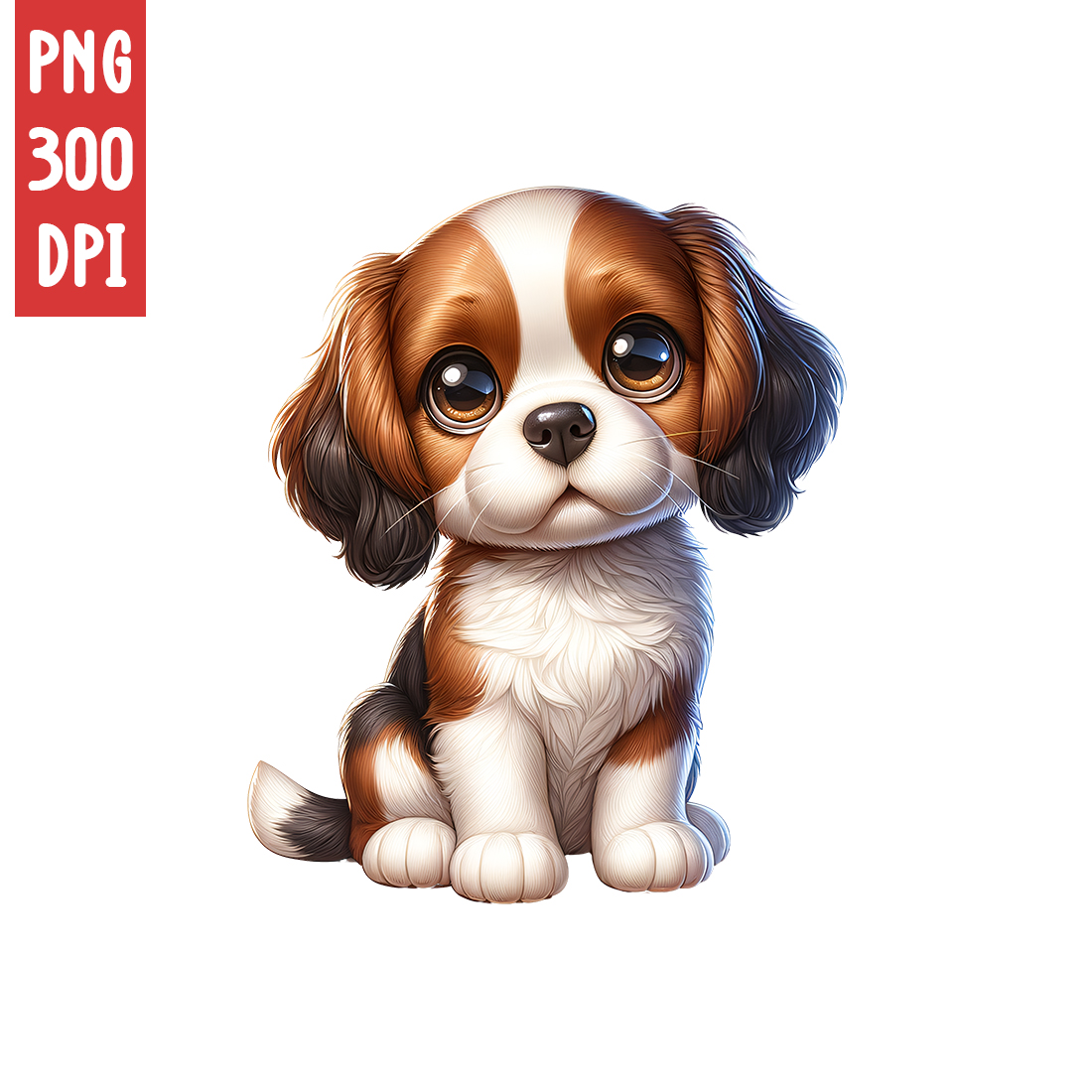 Cute Dog Clipart | Cute Puppy | Animals Clipart | PNG preview image.