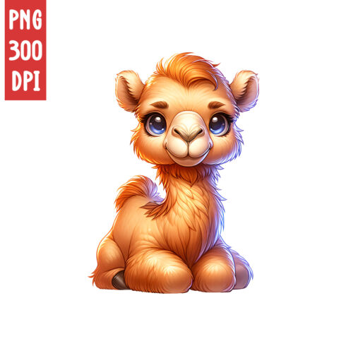 Cute Camel Clipart | Animals Clipart | PNG cover image.