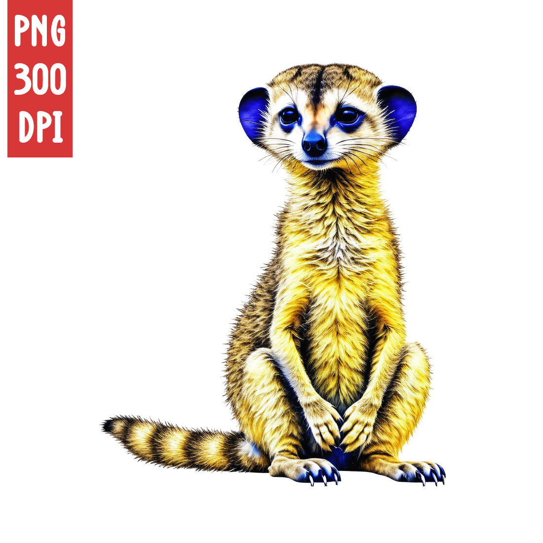 Meerkat Clipart | Animals Clipart | PNG preview image.