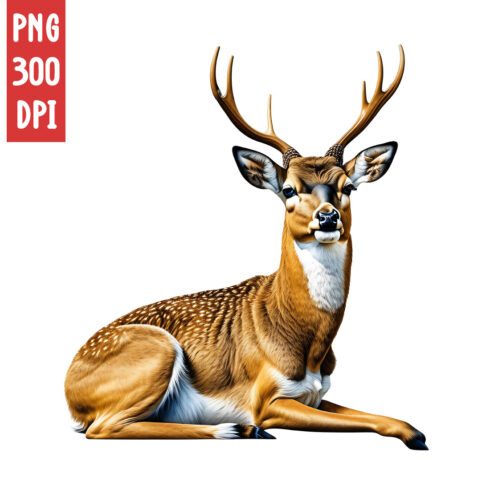 Deer Clipart | Animals Clipart | PNG cover image.