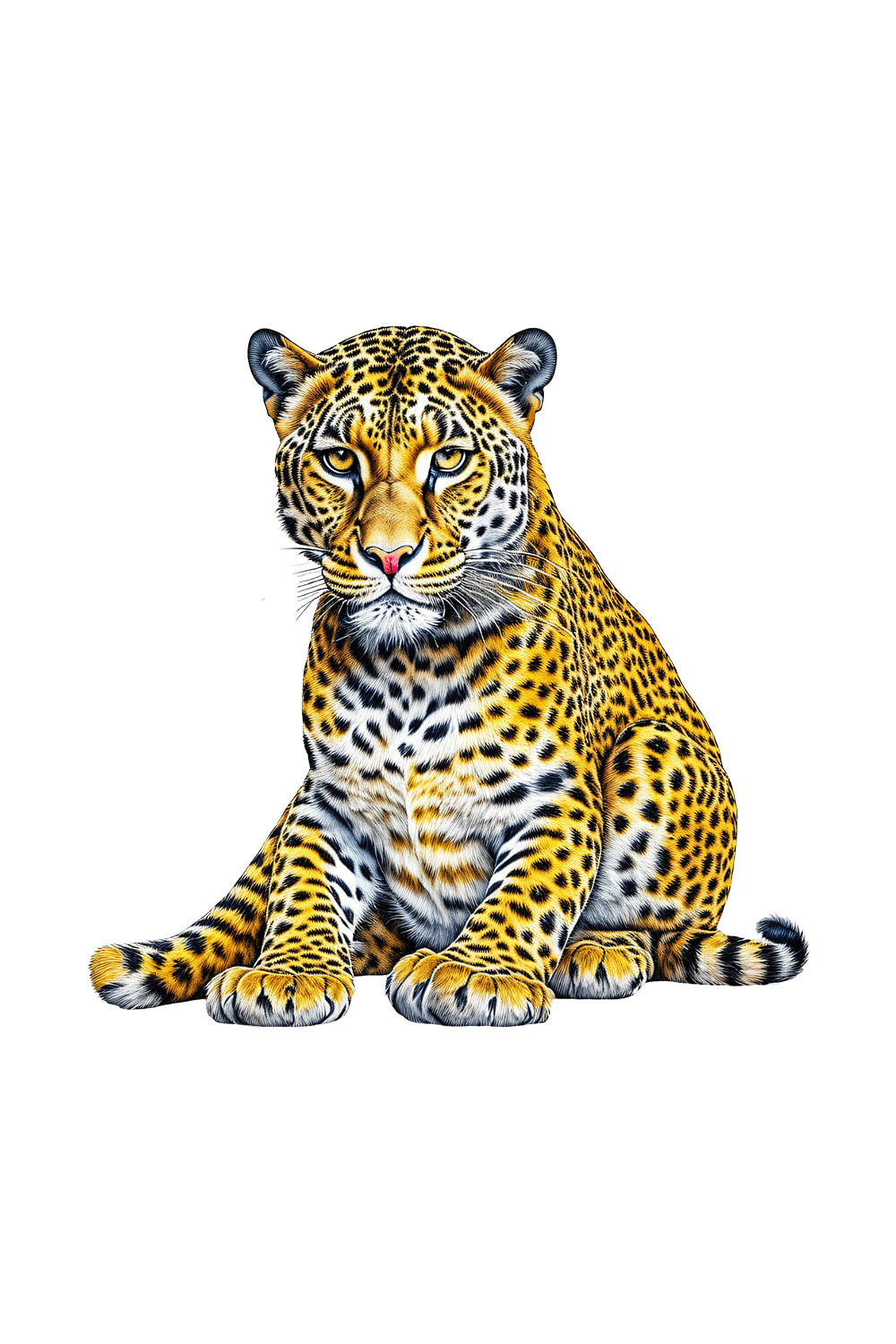 Cheeta Clipart | Animals Clipart | PNG pinterest preview image.