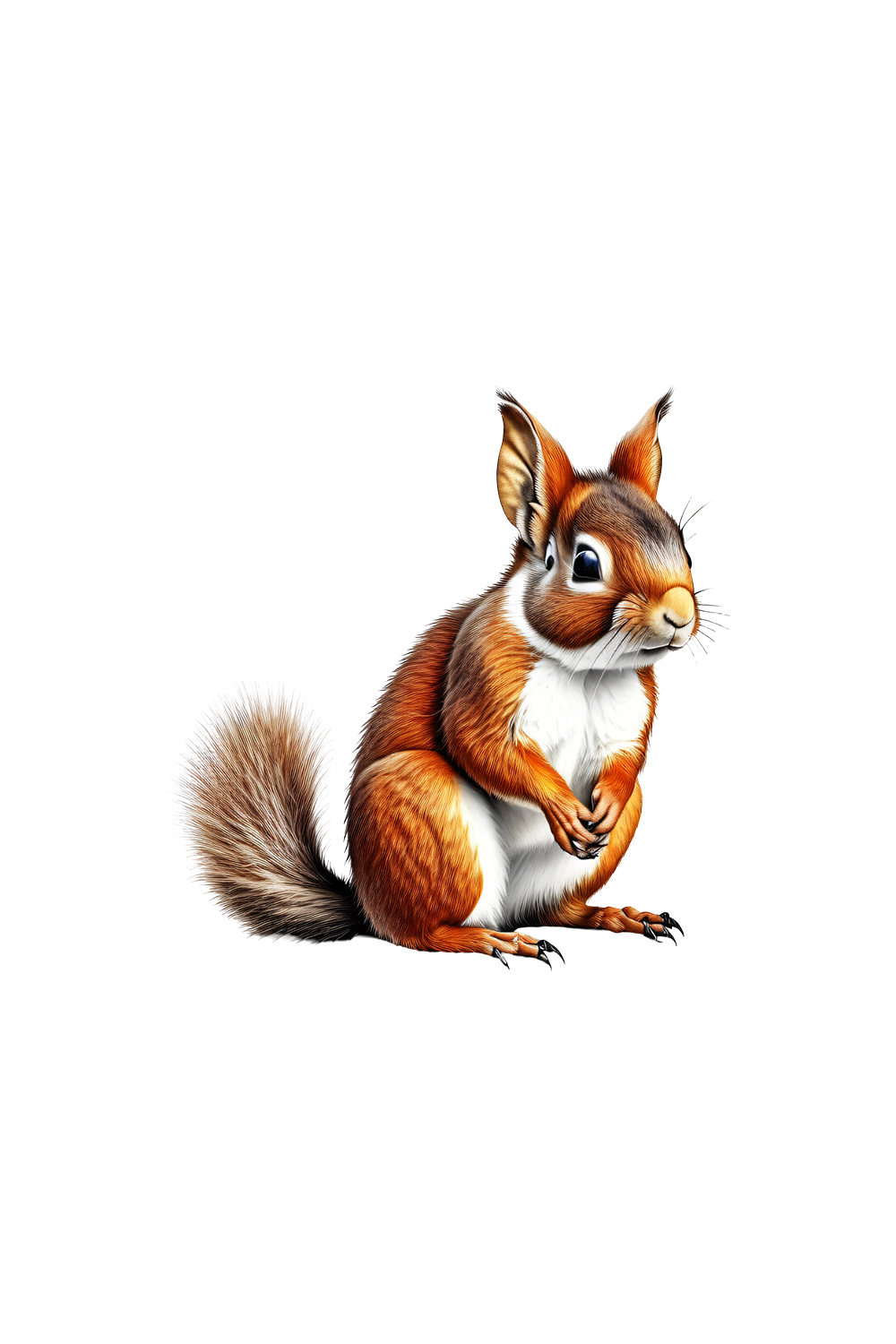 Squirrel Clipart | Animals Clipart | PNG pinterest preview image.