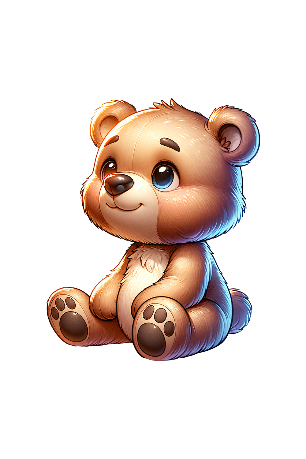 Cute Bear Clipart | Animals Clipart | PNG pinterest preview image.