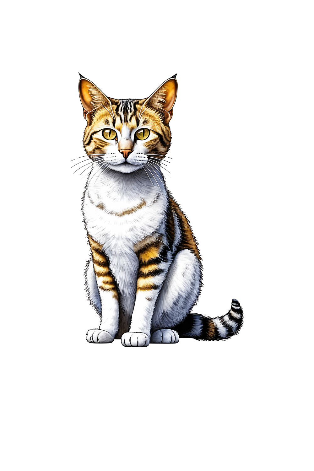 Cute Cat Clipart | Animals Clipart | PNG pinterest preview image.