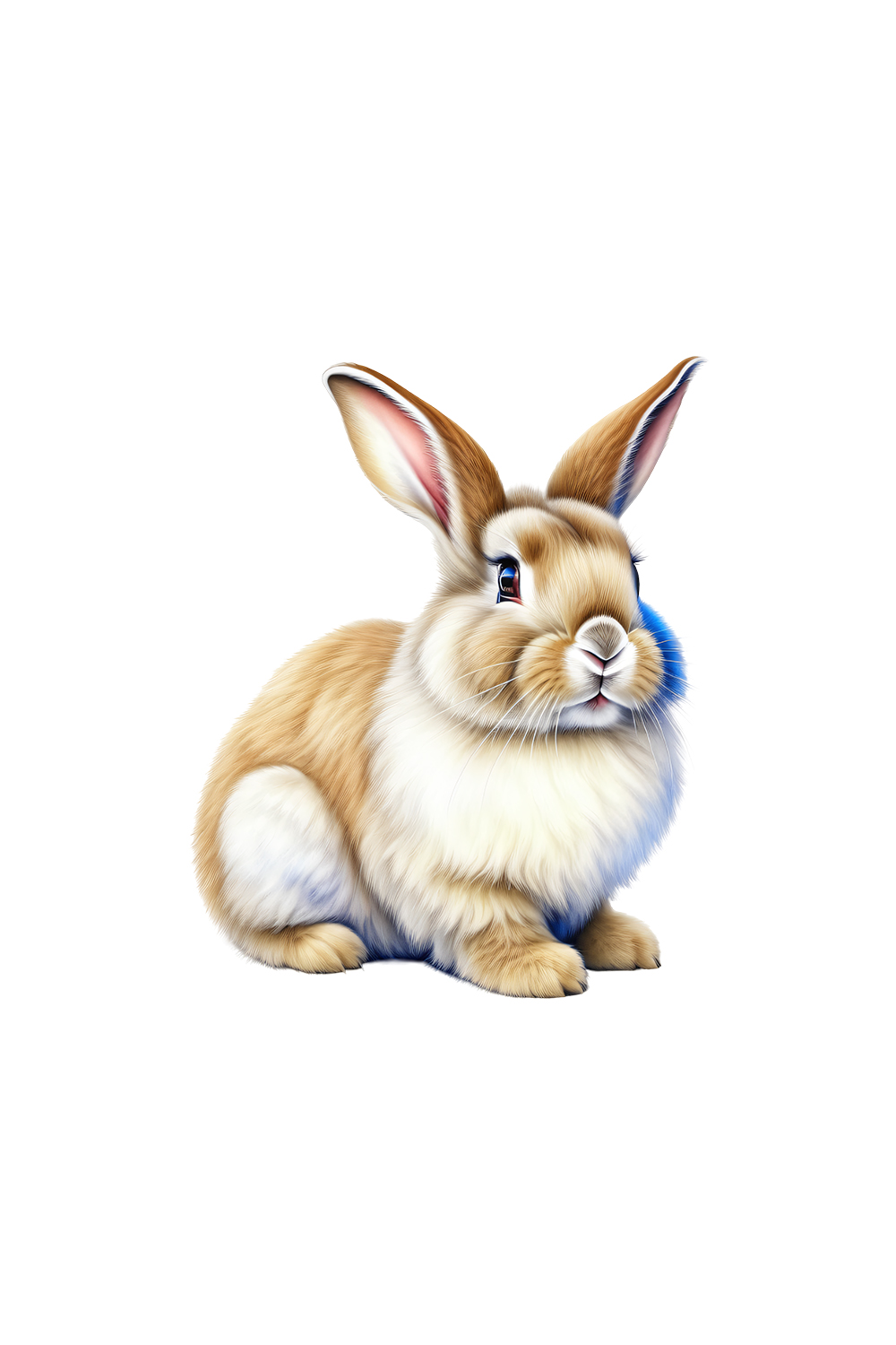 Cute Rabbit Clipart | Animals Clipart | PNG pinterest preview image.