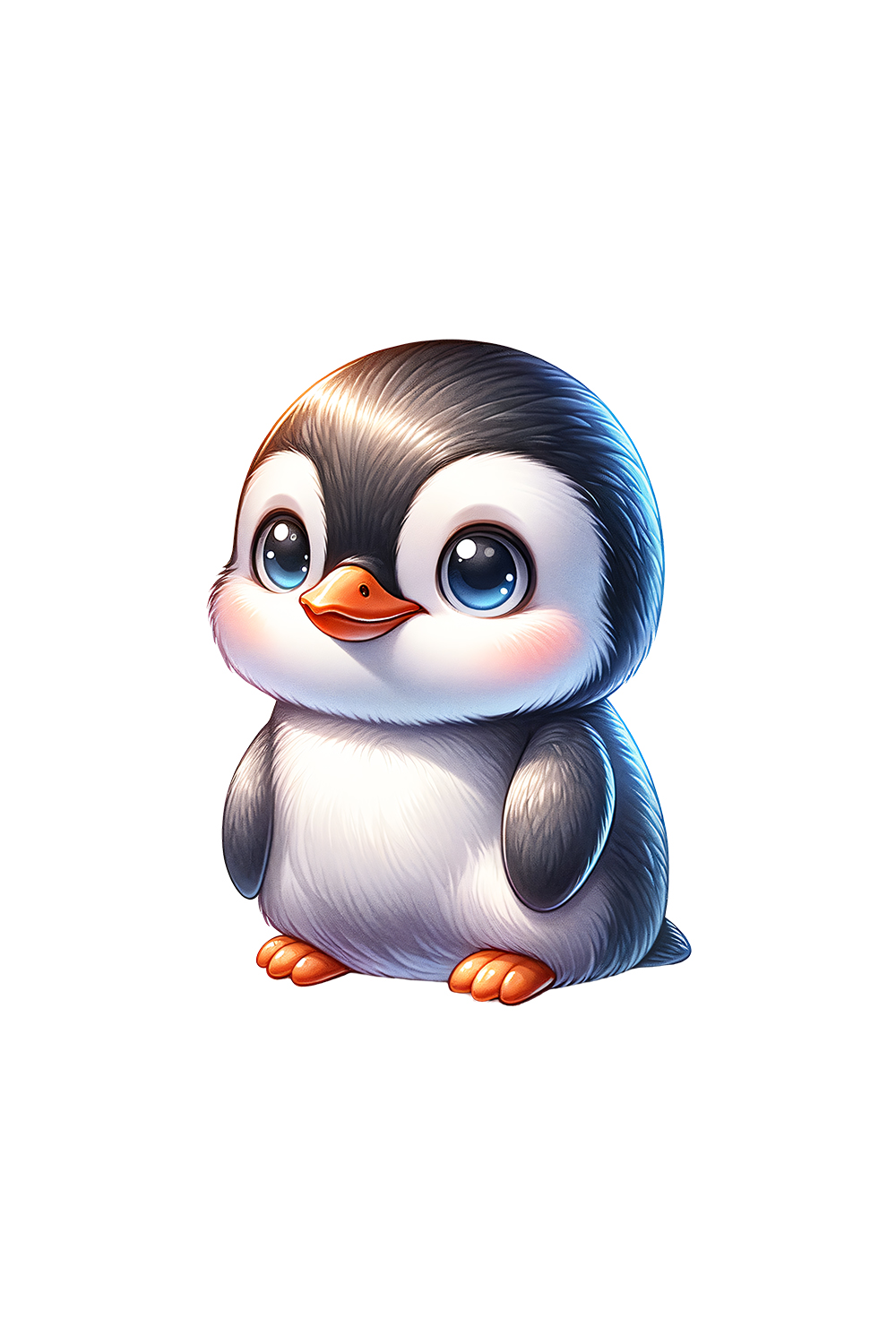 Cute Penguin Clipart | Animals Clipart | PNG pinterest preview image.