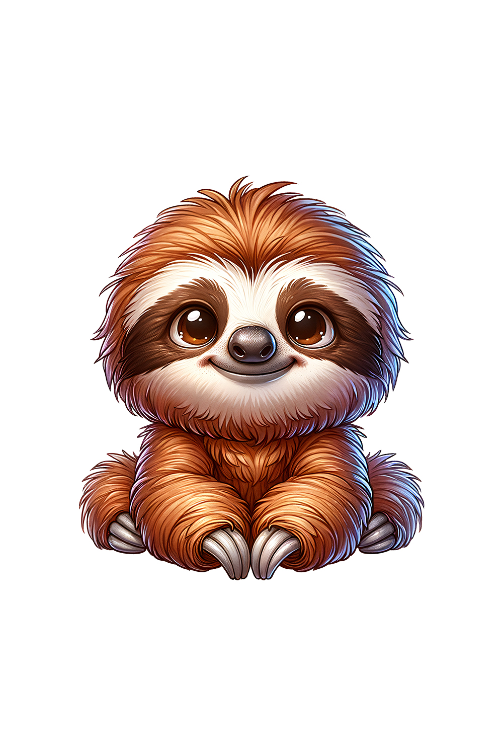 Cute Sloth Clipart | Animals Clipart | PNG pinterest preview image.