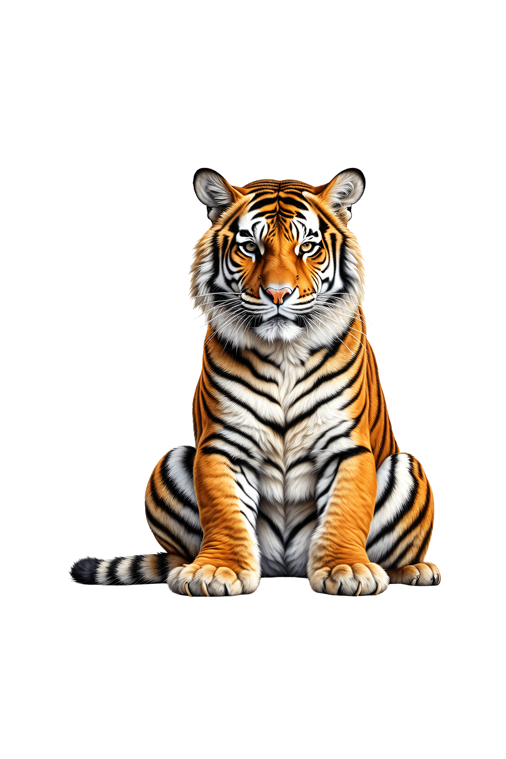 Tiger Clipart | Animals Clipart | PNG pinterest preview image.