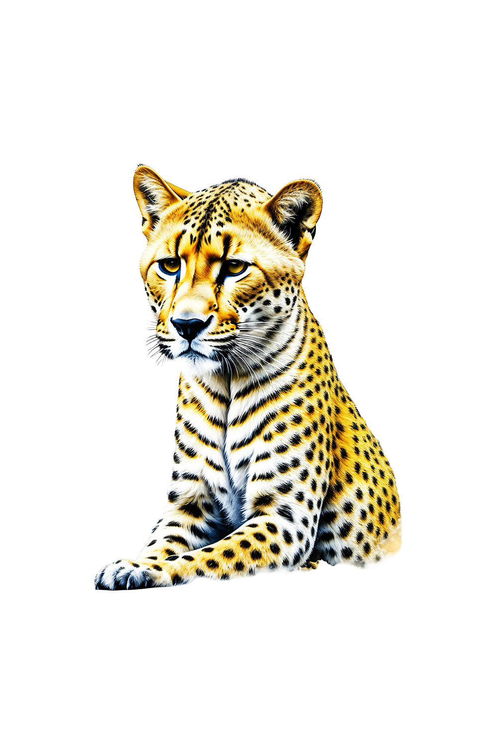 Cheeta Clipart | Animals Clipart | PNG pinterest preview image.