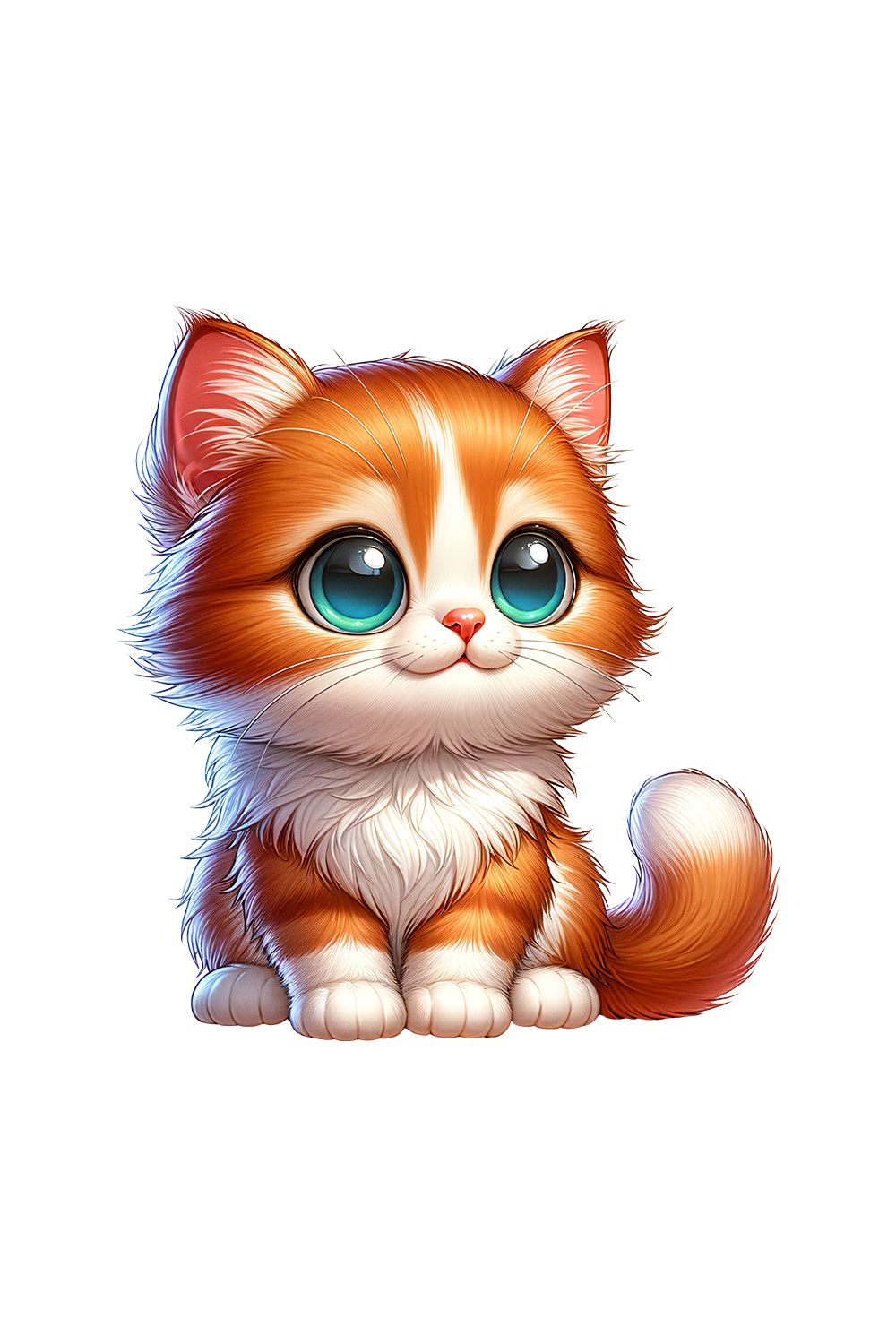 Cute Cat Clipart | Animals Clipart | PNG pinterest preview image.