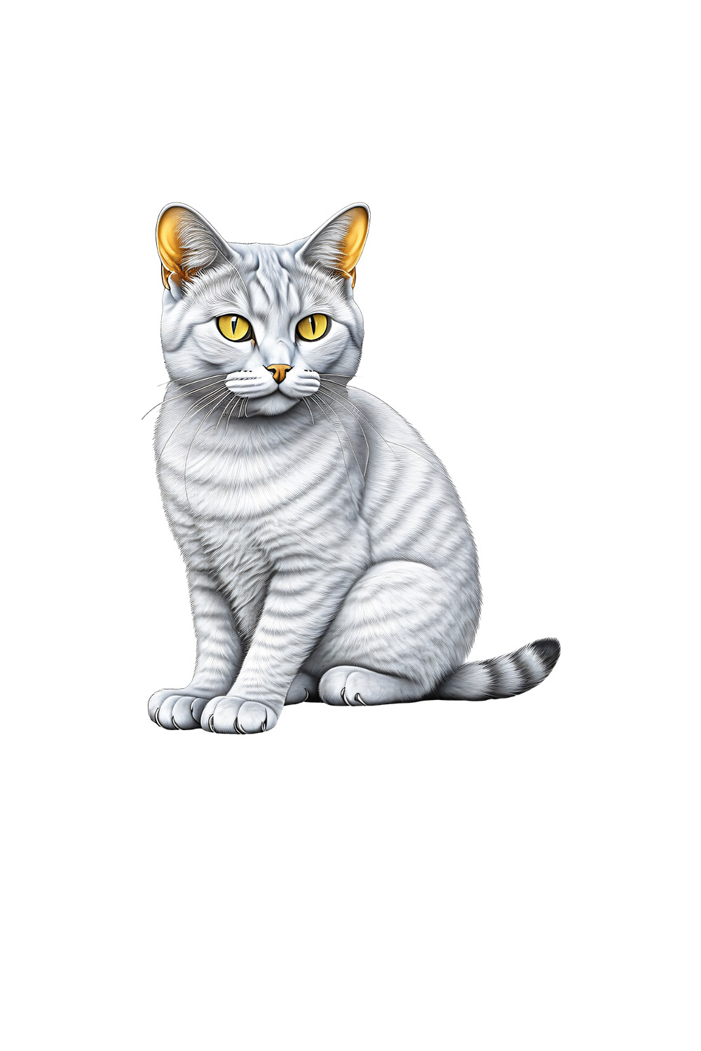 Cute Cat Clipart | Animals Clipart | PNG pinterest preview image.