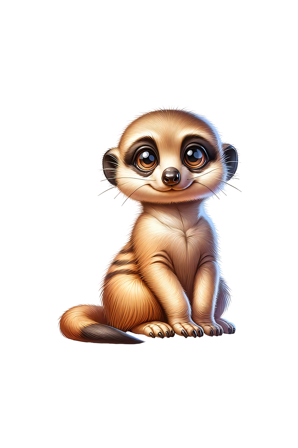 Cute Meerkat Clipart | Animals Clipart | PNG pinterest preview image.