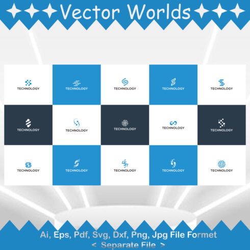 Technology Logo SVG Vector Design cover image.