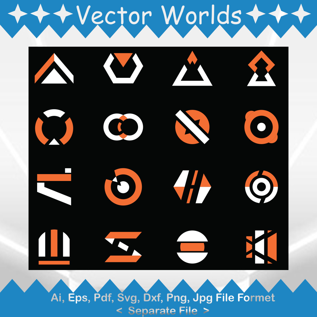 Letter Logo SVG Vector Design preview image.