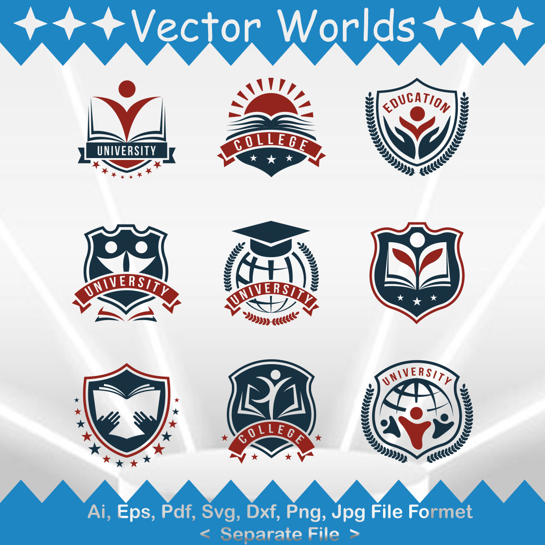 Education Logo SVG Vector Design preview image.