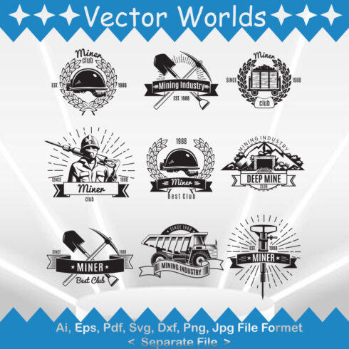 Construction Logo SVG Vector Design cover image.