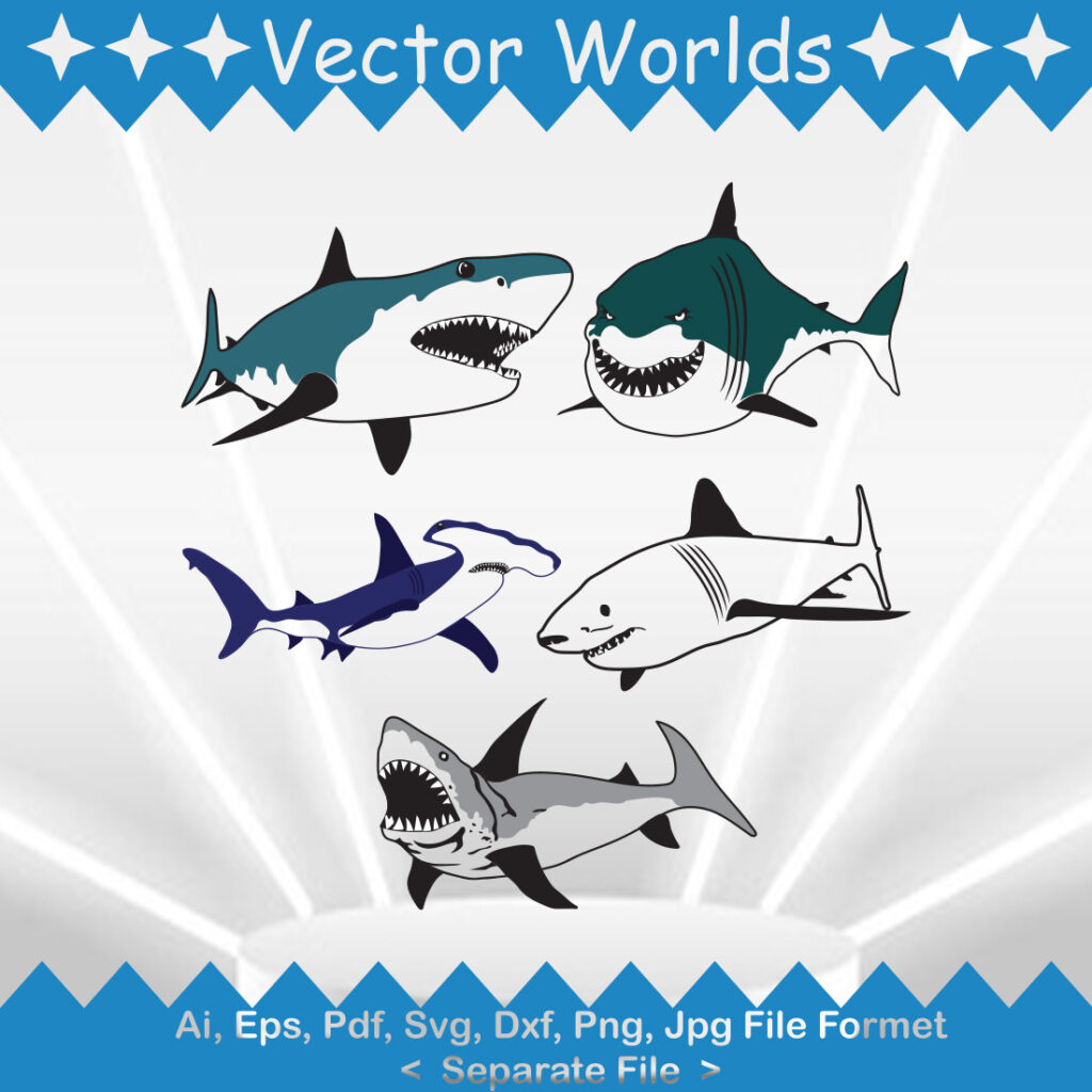 Megalodon SVG Vector Design - MasterBundles