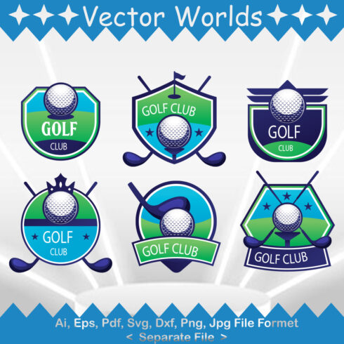 Golf Logo SVG Vector Design cover image.