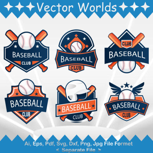 Baseball Logo SVG Vector Design cover image.