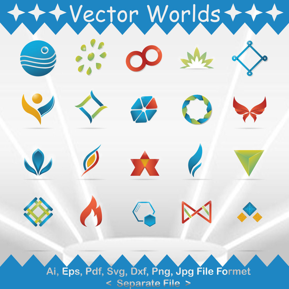 Logo Design SVG Vector Design preview image.