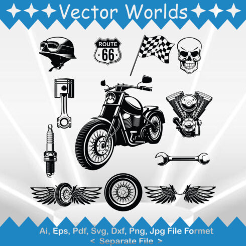 Bike Element SVG Vector Design cover image.