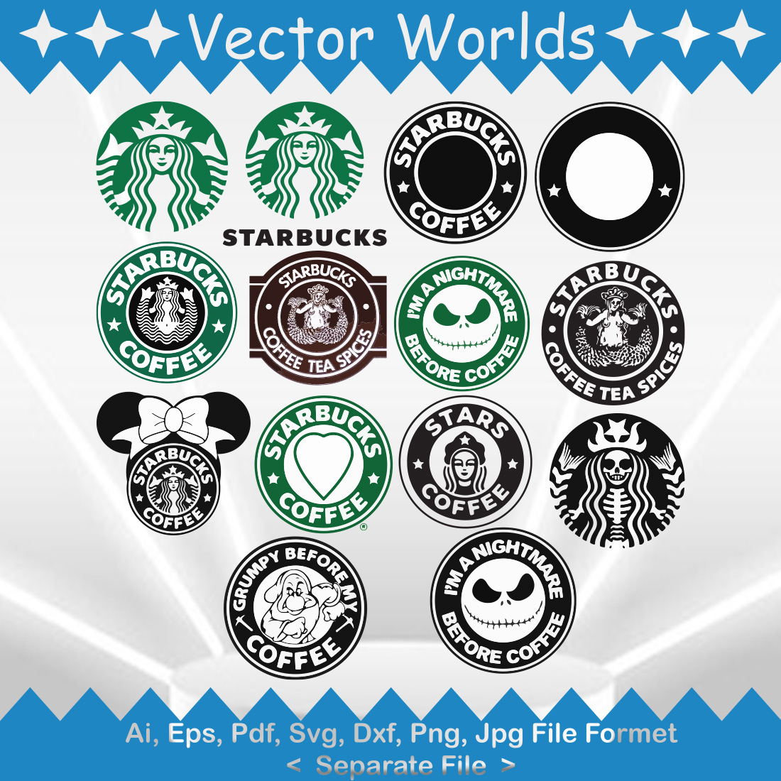 Starbucks Logo SVG Vector Design preview image.