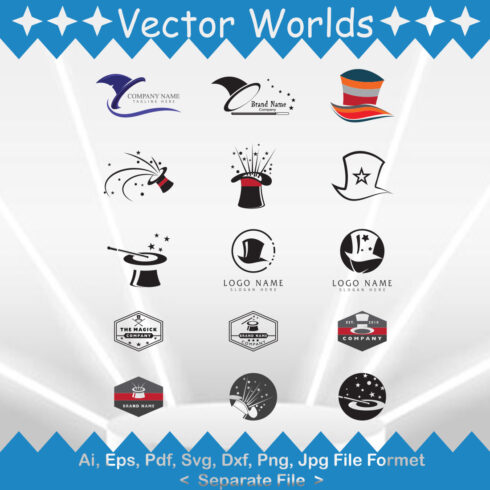 Magic Hat Logo SVG Vector Design cover image.