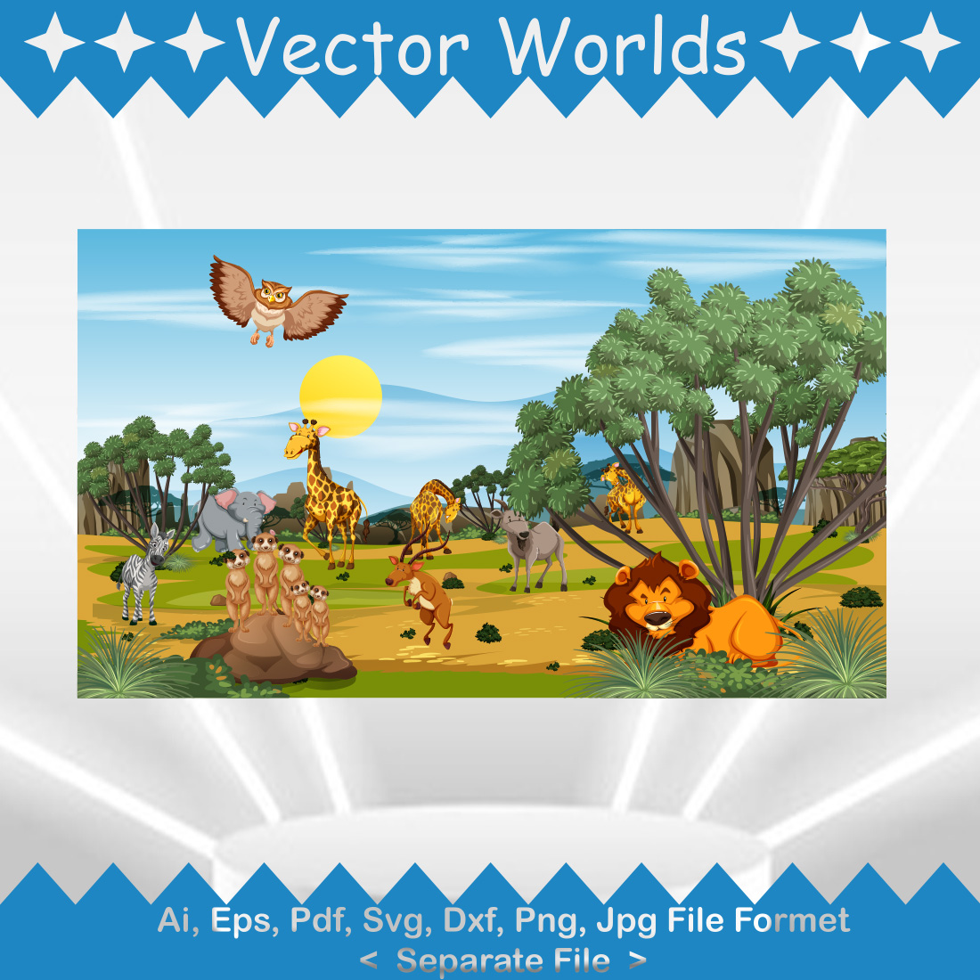 ZOO SVG Vector Design cover image.