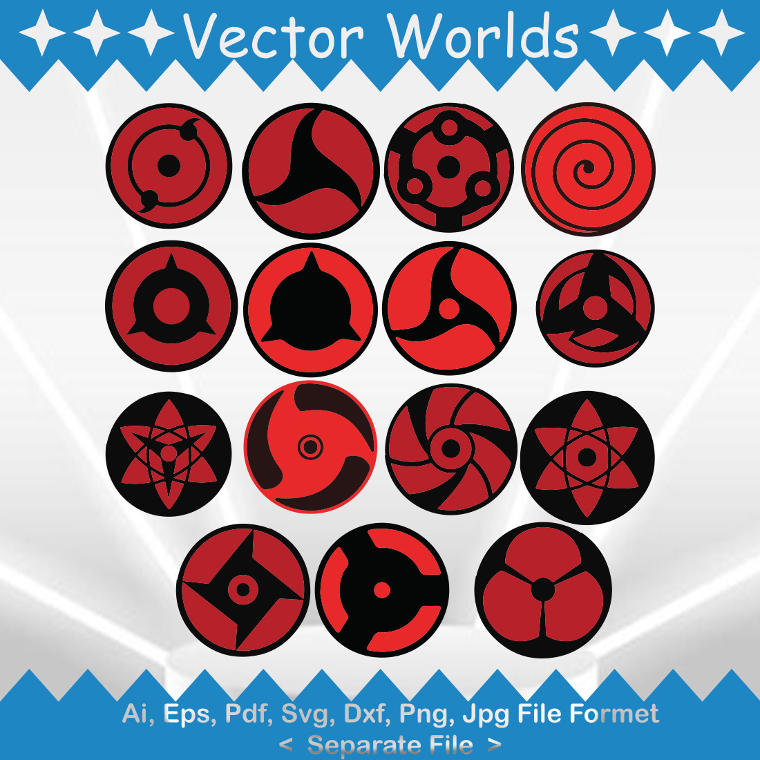 Naruto Logo SVG Vector Design preview image.