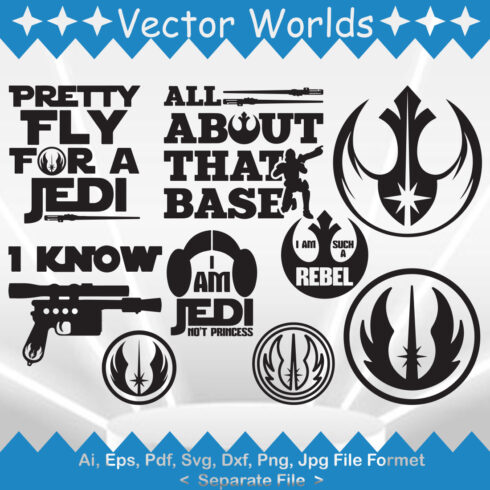 Jedi Order SVG Vector Design cover image.