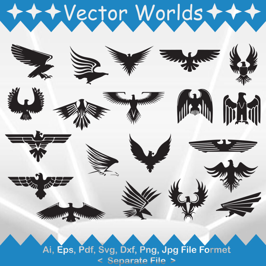 Heraldic Eagle SVG Vector Design - MasterBundles