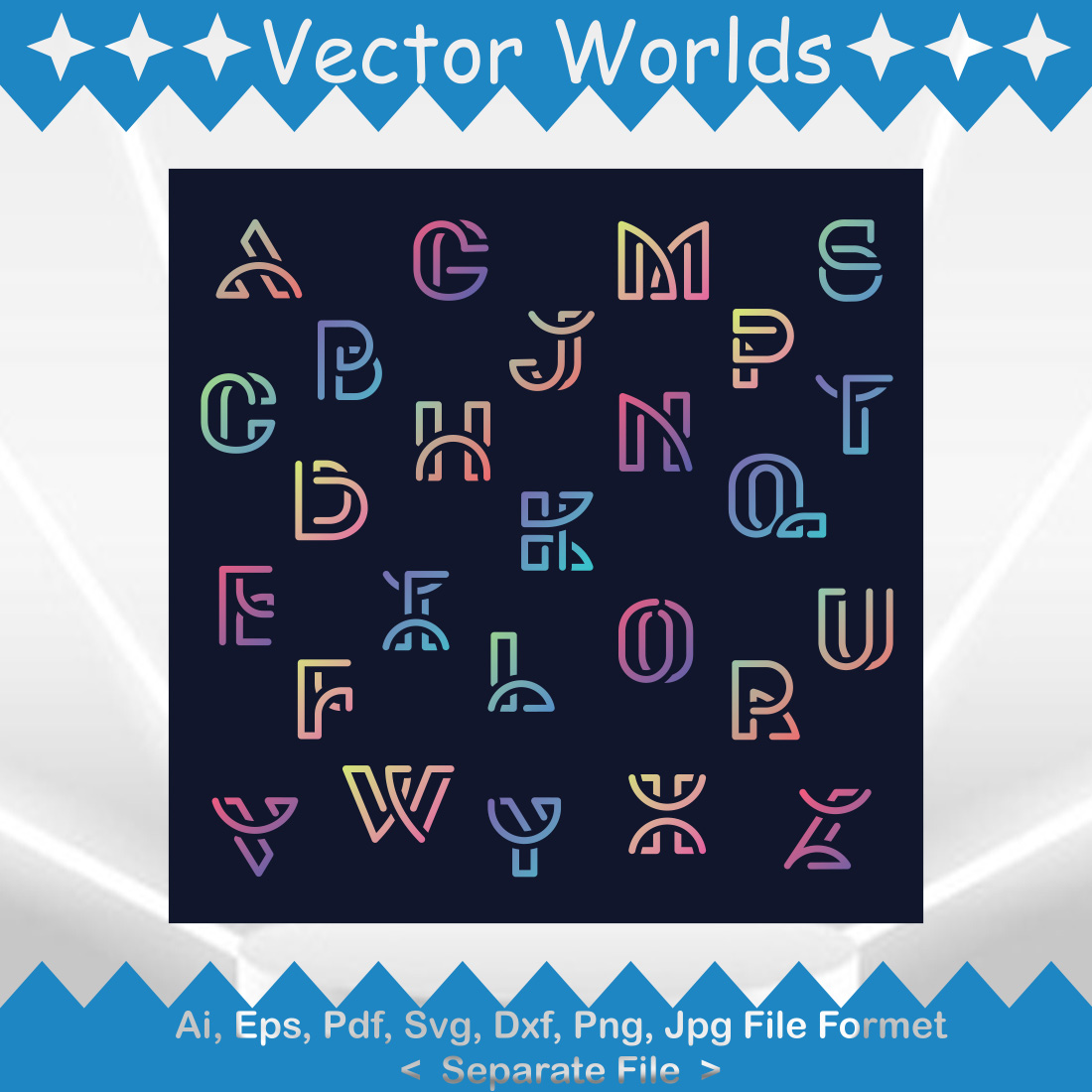 Word Mark Logo SVG Vector Design preview image.