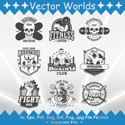 WWE SVG Vector Design cover image.