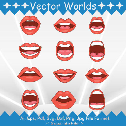 Happy Smile SVG Vector Design cover image.