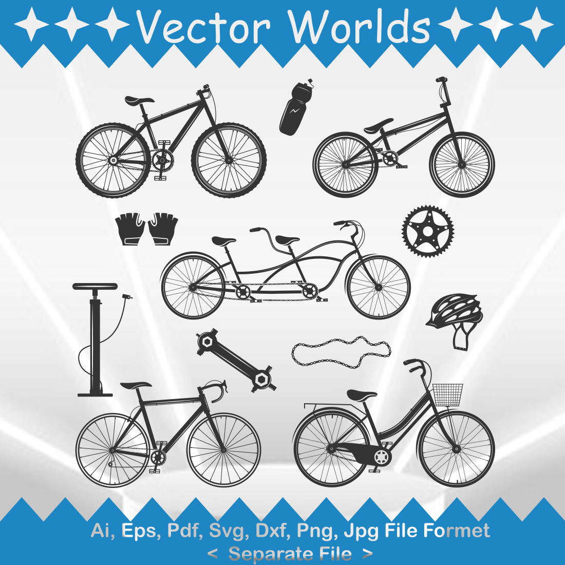 Cycle Element SVG Vector Design preview image.