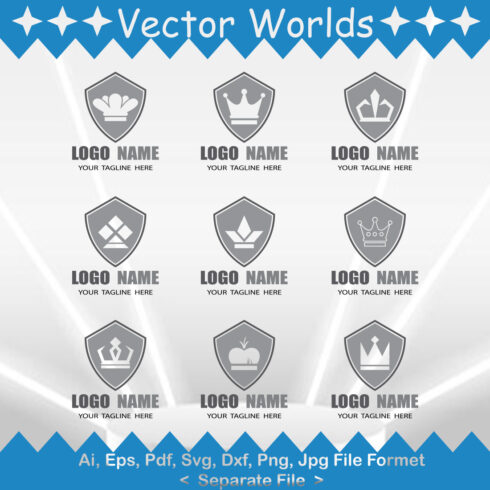 Gray Logo SVG Vector Design cover image.