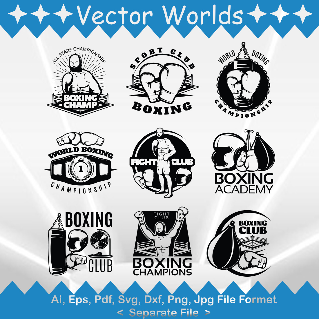 WWE SVG Vector Design preview image.