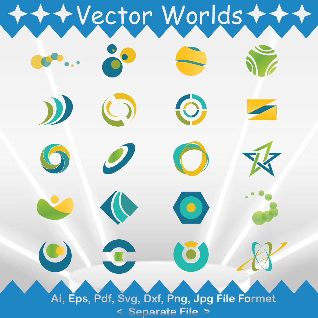 Dynamic Logo SVG Vector Design preview image.
