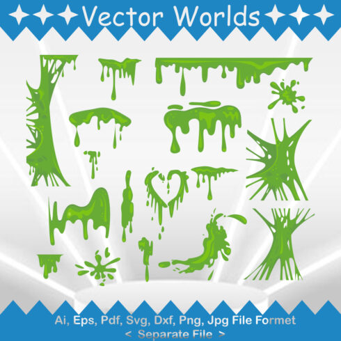 Slime SVG Vector Design cover image.